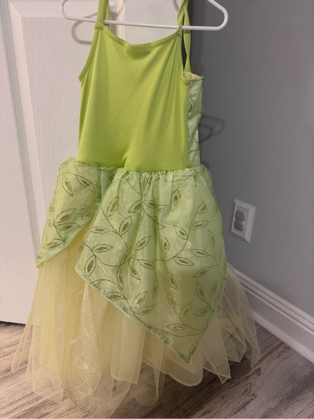 Disney Princess & the Frog- Green and Yellow Princess Dress - Picture 6 of 9